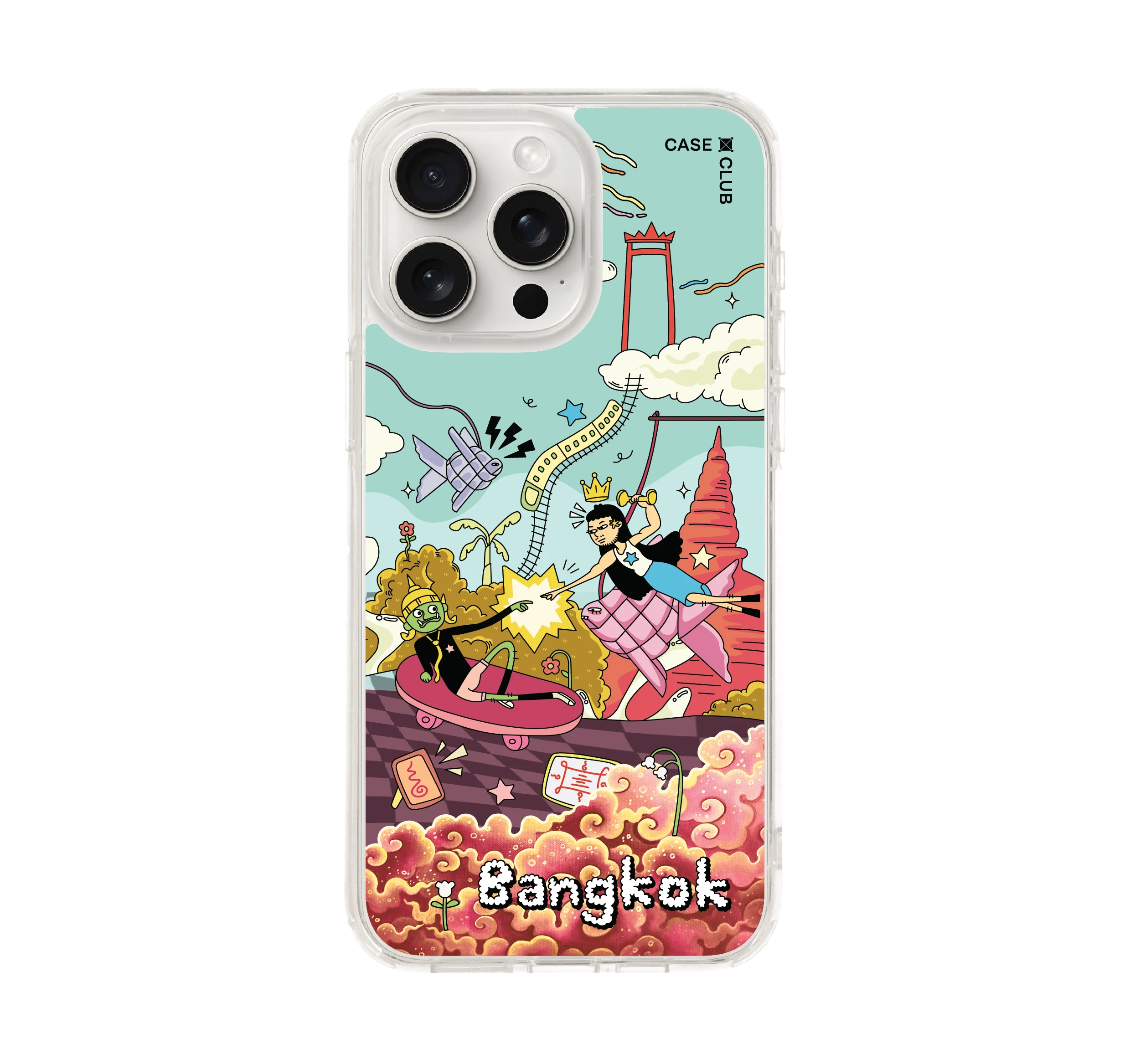เคสใส iphone 15 pro max กลิ่นอายกรุงเทพฯ เสน่ห์ไทยแลนด์